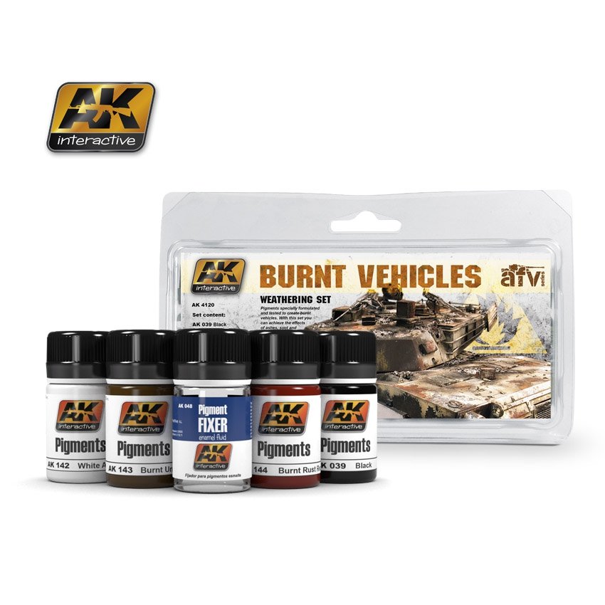 AK Interactive AK4120 VÉHICULES INCENDIÉS 5 x 35 ml