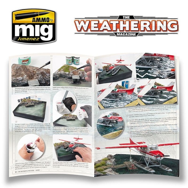 AMMO de Mig Jimenez 4509 - Le magazine Weathering - Eau (Version anglaise) – image 2