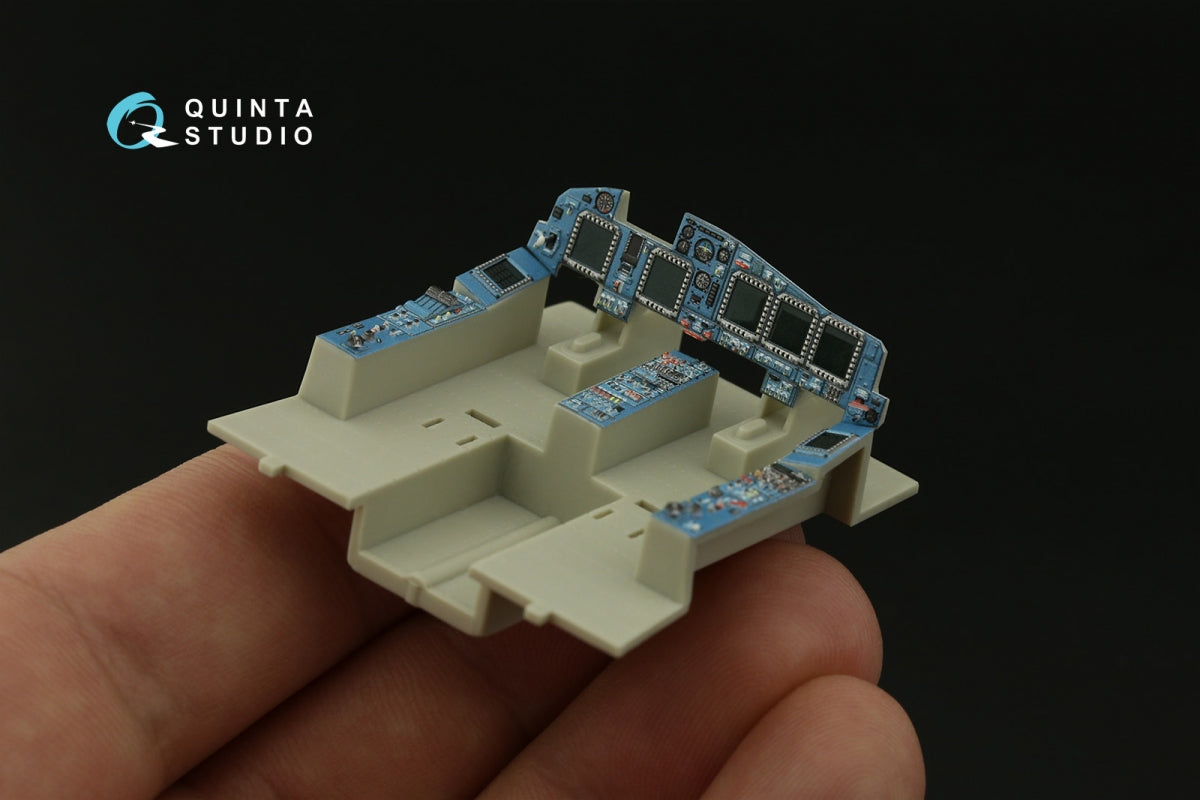 Intérieur coloré imprimé en 3D sur papier décalcomanie Quinta Studio QDS-48018 Su-34 (KittyHawk) (Petite version) 1/48 – image 8