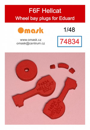Bouchons de passage de roue Omask 74834 F6F Hellcat (pour Eduard) 1/48