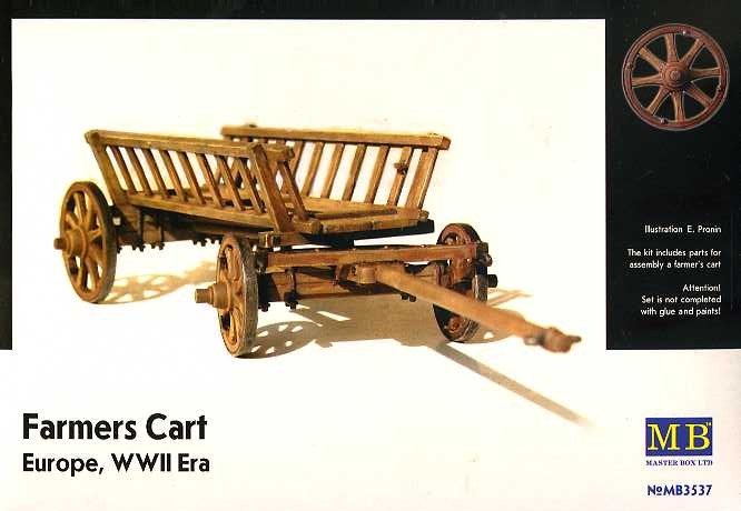 Master Box 3537 Chariot de fermier, Europe, époque de la Seconde Guerre mondiale (1/35)