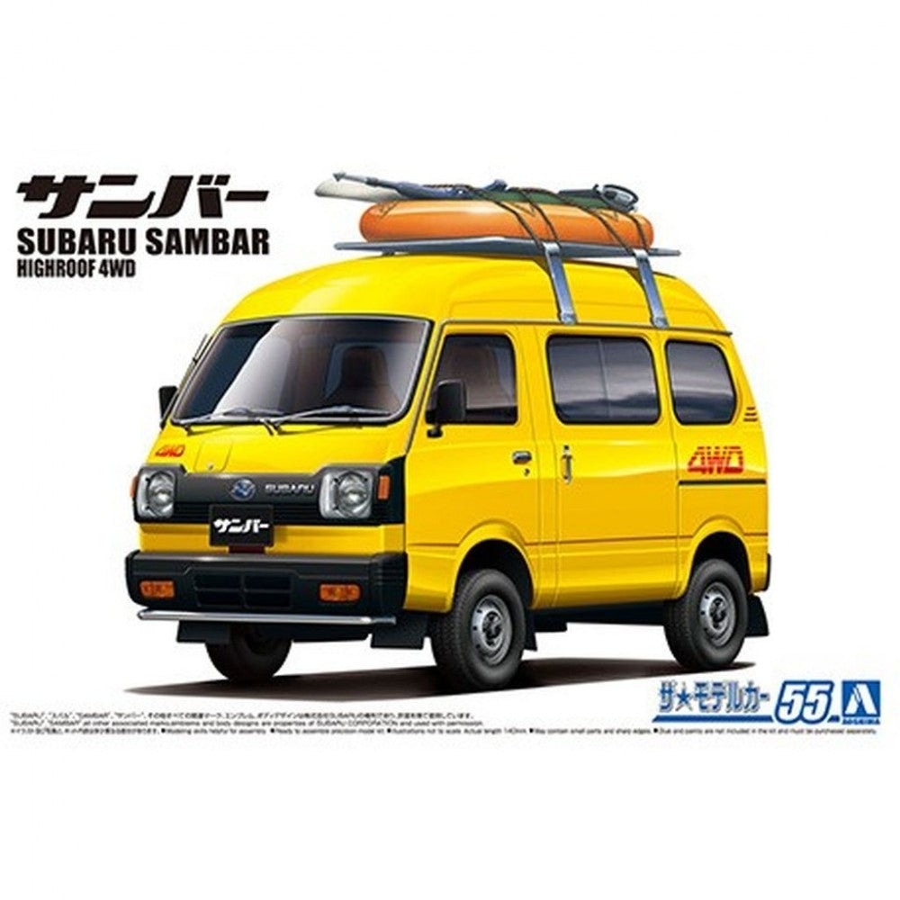 Aoshima 06389 Subaru K88 Sambar toit haut 4WD &amp;#39;805 1/24