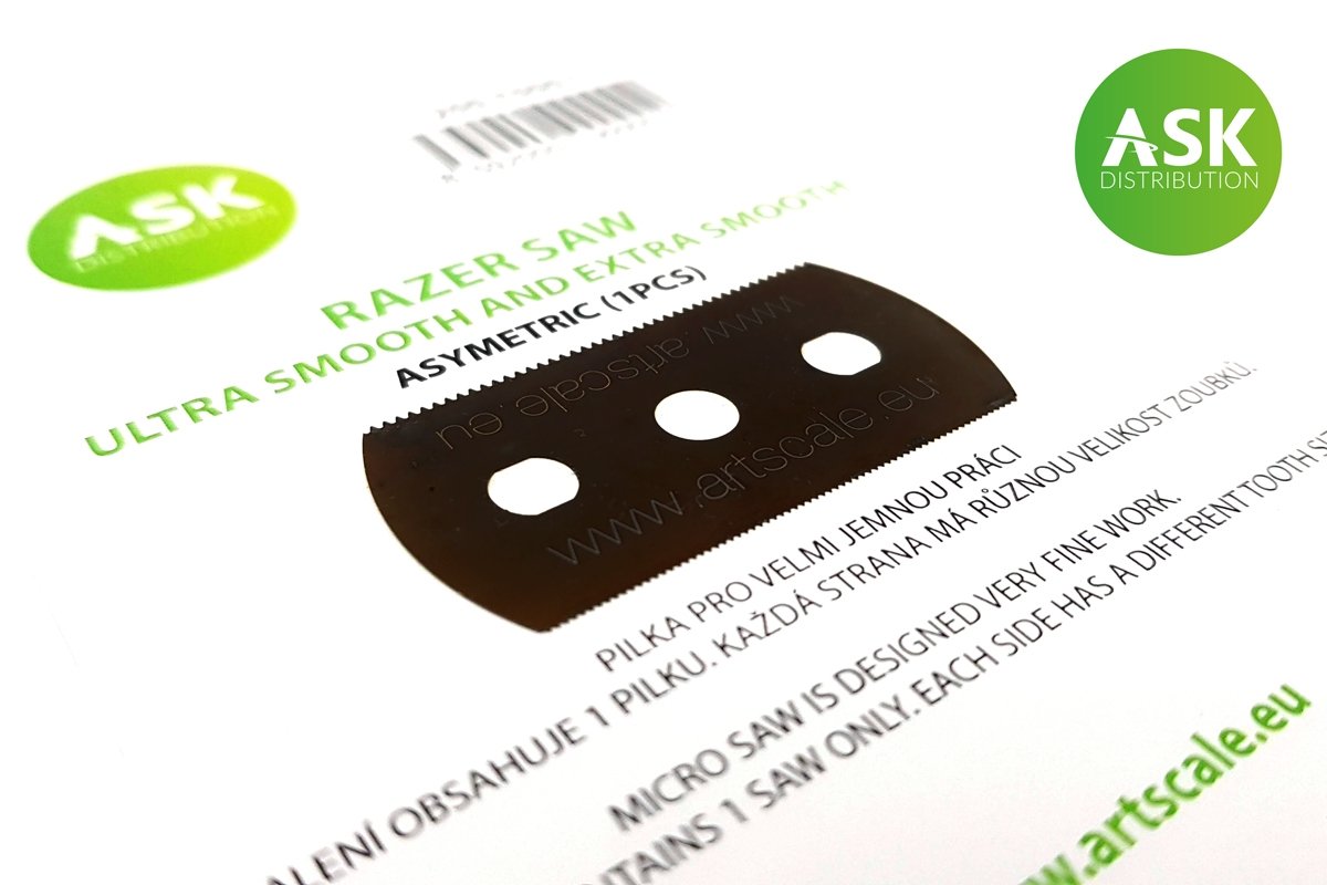 ASK T0002 Razor Saw: ultra and extra smooth asymmetric (2 pcs) 70/43 teeth