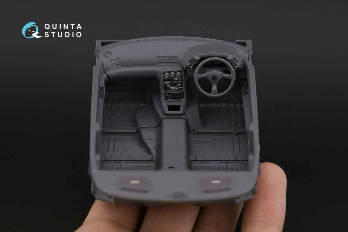 Intérieur coloré imprimé en 3D sur papier décalcomanie (Hasegawa) Quinta Studio QD24017 Nissan Skyline GT-R R32 1/24 – immagine 11