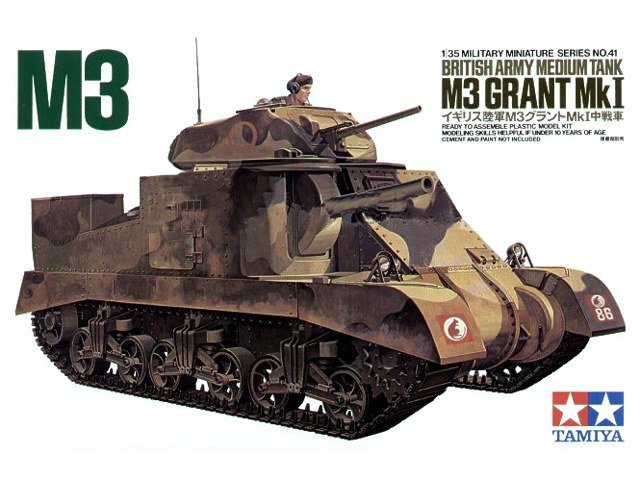 Tamiya 35041 Bourse britannique M3 (1/35)