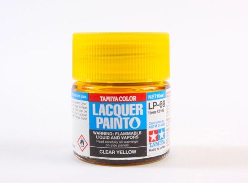 Peinture laquée TAMIYA 82169 LP-69 Jaune transparent 10 ml  – image 3