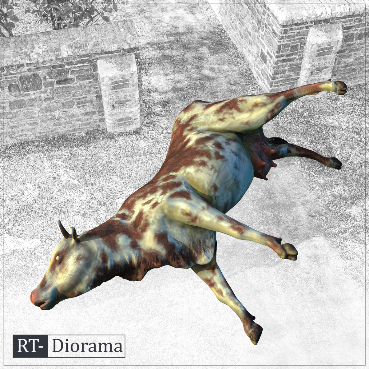 RT-Diorama 35444 Cow Carcass 1/35 – zdjęcie 2