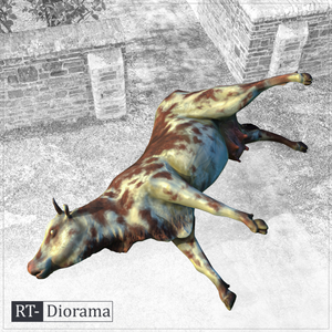 RT-Diorama 35444 Cow Carcass 1/35 – zdjęcie 2