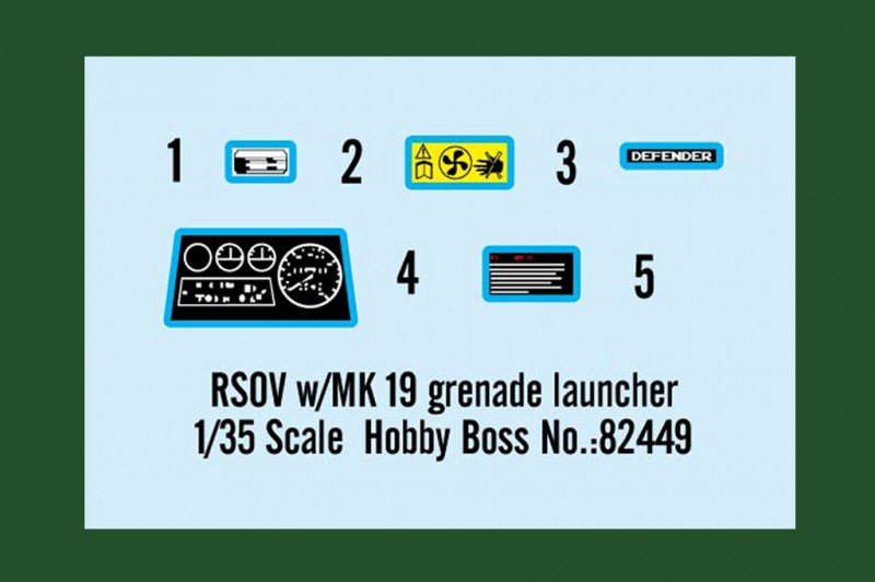 Hobby Boss 82449 RSOV avec lance-grenades MK 19 (1/35) – image 2