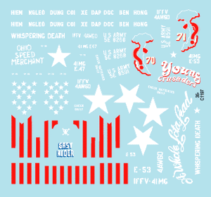 Star Decals 35-C1197 Vietnam Gun Trucks 4 1/35 – zdjęcie 3
