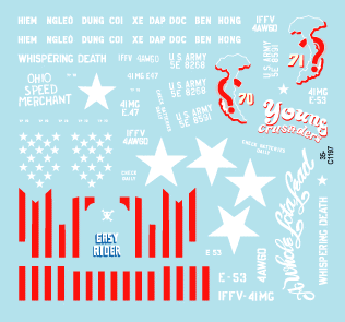 Star Decals 35-C1197 Vietnam Gun Trucks 4 1/35 – zdjęcie 3