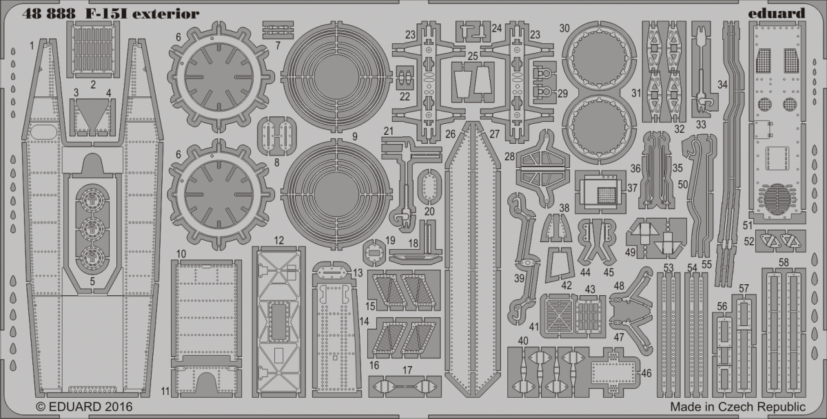 Eduard 48888 F-15I extérieur GREAT WALL HOBBY 1/48