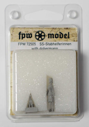 FPW modèle 72505 SS-Stabhelferinnen avec Dobermann 1/72