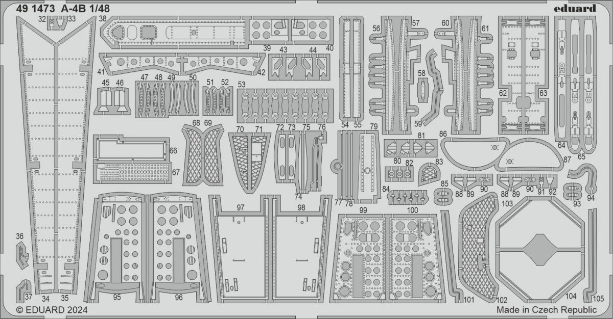 Eduard BIG49431 A-4B HOBBY 2000, HASEGAWA 1/48 – Bild 3