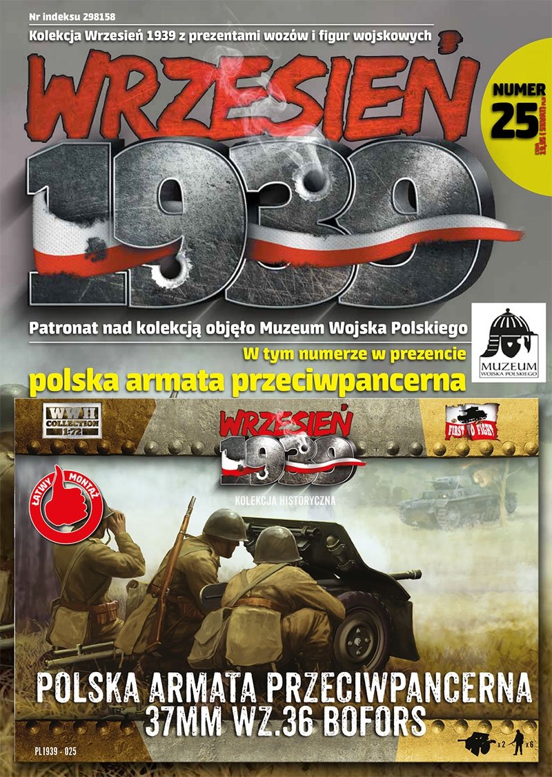 Premier à combattre PL025 - Bofors 37 mm (1/72)