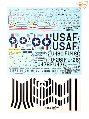 Clear Prop! CP4825 North American F-86 A Sabre in Korea Early Variants (Advanced Kit) 1/48 – zdjęcie 30