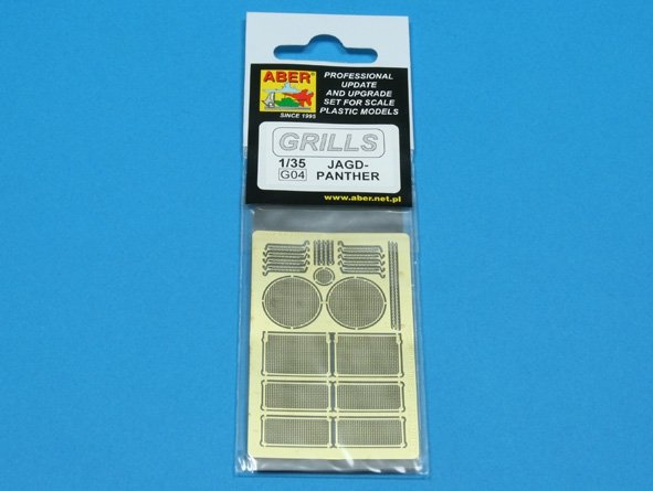 Aber 35G04 Grilles pour canon automoteur allemand Jagdpanther (1/35) – Bild 4