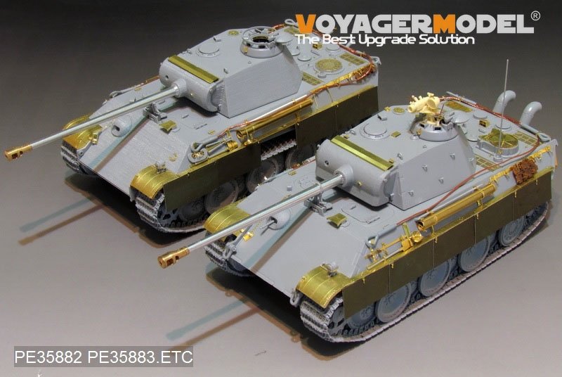 Maquette Voyager PE35883 Panther G allemand de la Seconde Guerre mondiale, version ultérieure, pour DRAGON 1/35 – image 11