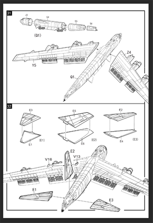 Modelcollect UA72200 B-52H US Stratofortress Bombardier stratégique 1/72 – imagen 37