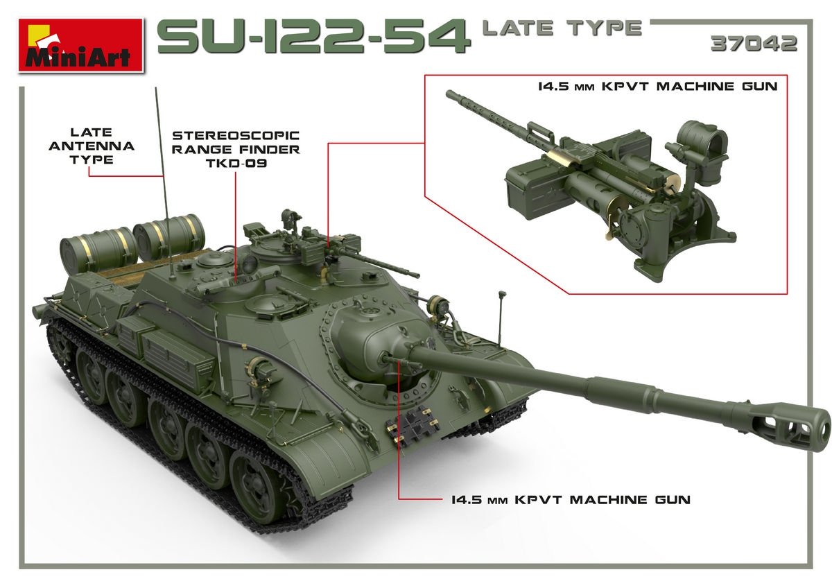 MiniArt 37042 SU-122-54 TYPE TARDIF 1/35 – image 9