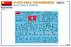 MiniArt 48022 P-47D-28RA THUNDERBOLT. THÉÂTRE D&amp;#39;OPÉRATIONS DU PACIFIQUE. KIT DE BASE 1/48 – imagen 7
