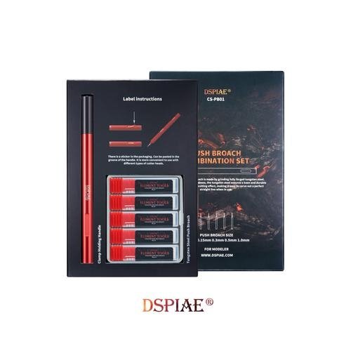 Kit combiné de broche à pousser DSPIAE CS-PB01 / Kit de gravure – image 6