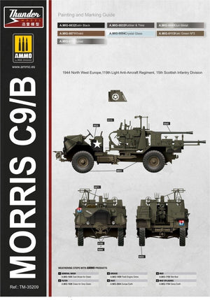 Thunder Model 35209 Morris Bofors C9/B Late, le camion armé britannique emblématique de la Seconde Guerre mondiale, à l&amp;#39;échelle 1/35 – image 13
