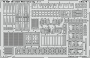 Eduard 481051 Baie à bombes du Blenheim Mk.I AIRFIX 1/48