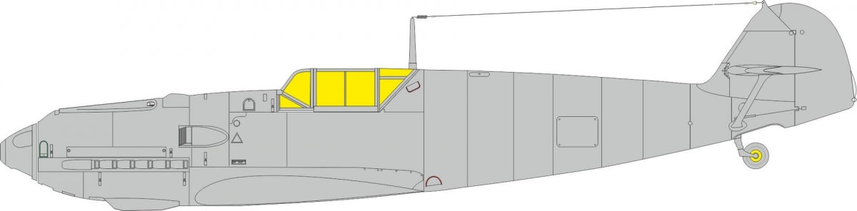 Maquette Eduard JX329 Bf 109E TFace au 1/32