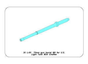 Canon Aber 35L-085 de 75 mm pour char léger américain M24 Chaffee (1/35) – immagine 9