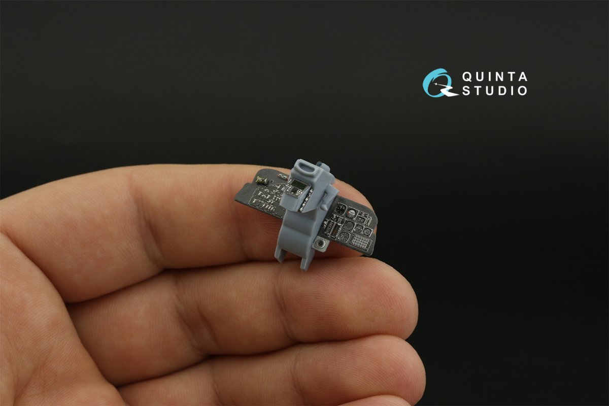 Intérieur imprimé en 3D et coloré sur papier décalcomanie Quinta Studio QD35090 AH-64A (Academy) 1/35 – image 4