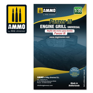 Munitions de grilles de moteur de Mig 8088 Panzer III universelles à l&amp;#39;échelle 1/35 – image 2