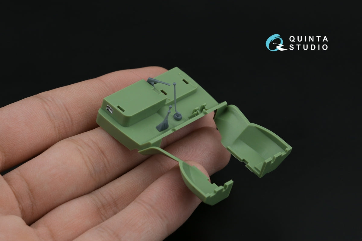 Quinta Studio QD+48568 URAL 4320 Intérieur imprimé en 3D et coloré sur papier décalcomanie (modèle KittyHawk/Zimi) (avec pièces en résine imprimées en 3D) 1/48 – Bild 8