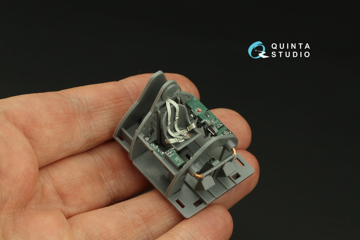 Intérieur imprimé en 3D et coloré sur papier décalcomanie Quinta Studio QD48334 F4F-4 Wildcat (Tamiya) 1/48 – immagine 7