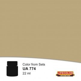 Peinture Lifecolor UA774 Old Peeled Deck 22 ml