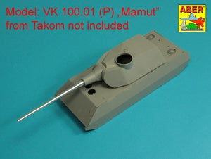 Aber 35L-327 Canon 128mm PaK 44 L/55 pour Vk 100.01(P) MAMMUT / Canon 128mm PaK 44 L/55 pour Vk 100.01(P) MAMMUT 1/35 – image 5
