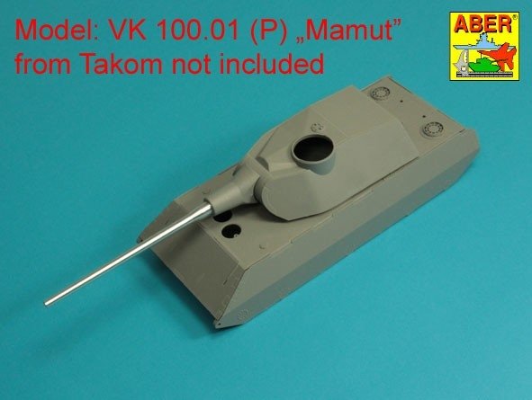 Aber 35L-327 Canon 128mm PaK 44 L/55 pour Vk 100.01(P) MAMMUT / Canon 128mm PaK 44 L/55 pour Vk 100.01(P) MAMMUT 1/35 – image 5