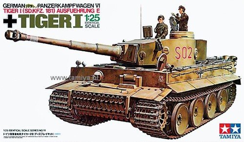 Tamiya 30611 Pz.Kpfw. VI Tigre I Ausfuhrung E (1/25)