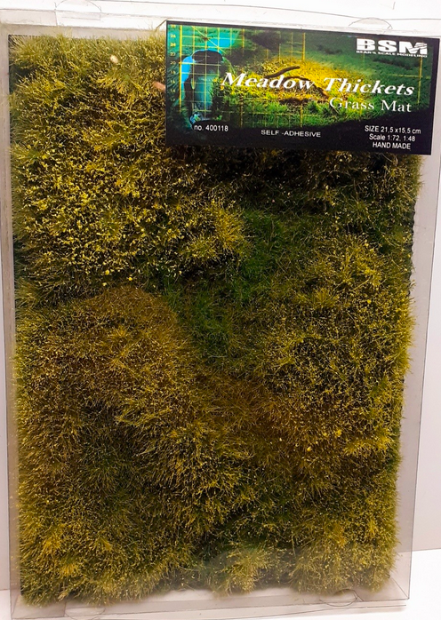 Bear's Scale Modeling 400118 Fourrés de prairie 22x16 cm (1 pièce)