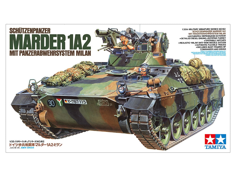 Tamiya 35162 Véhicule de combat d&amp;#39;infanterie allemand Marder 1A2 avec Milan (1/35) – immagine 2
