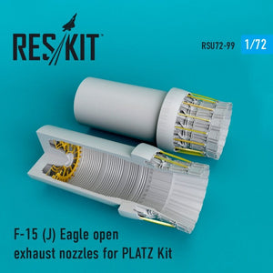 RESKIT RSU72-0099 Buses d&amp;#39;échappement ouvertes pour F-15 J Eagle Platz 1/72