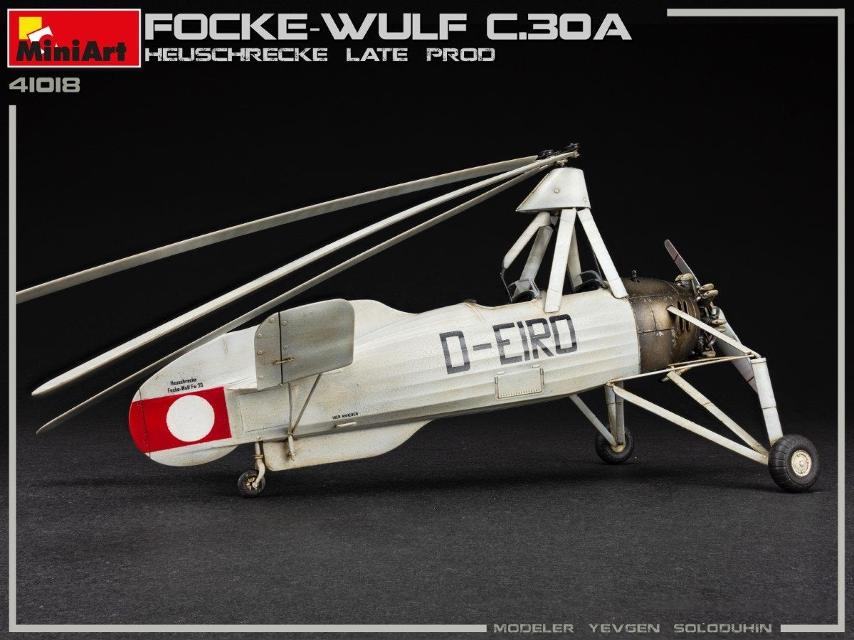 MiniArt 41018 FOCKE-WULF FW C.30A HEUSCHRECKE. LATE PROD 1/35 – zdjęcie 4