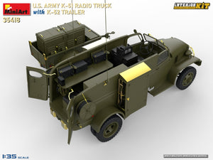 MiniArt 35418 Camion radio K-51 de l&amp;#39;armée américaine avec remorque K-52. Kit intérieur 1/35 – image 9