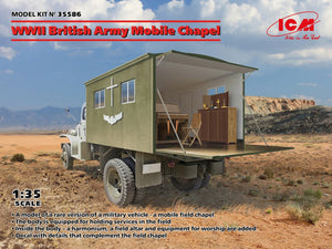 ICM 35586 Chapelle mobile de l&amp;#39;armée britannique de la Seconde Guerre mondiale, échelle 1/35 – image 2