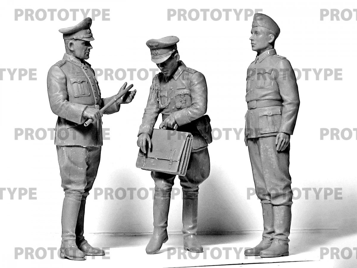 ICM 24020 Personnel d&amp;#39;état-major allemand de la Seconde Guerre mondiale 1/24 – imagen 3