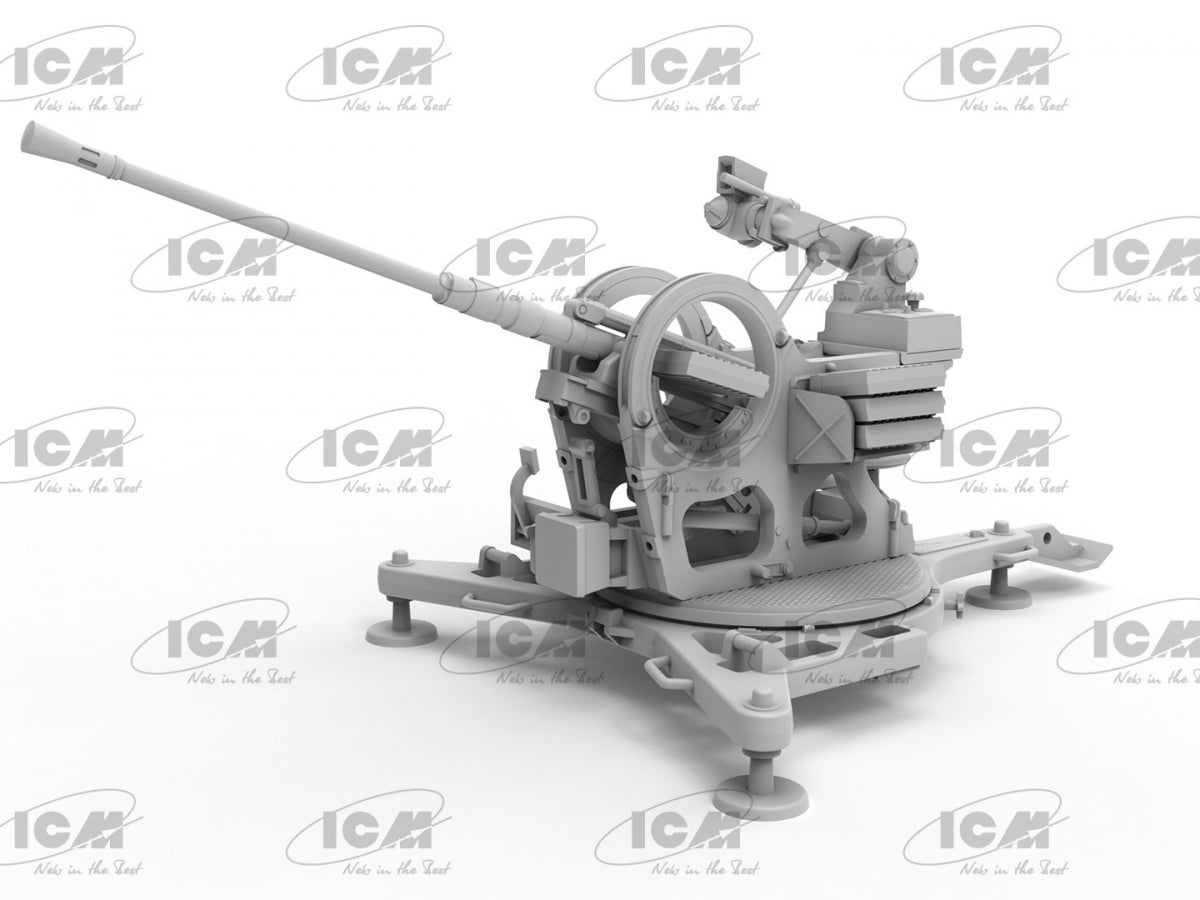 ICM 35717 Flak 38 Canon antiaérien allemand de la Seconde Guerre mondiale, échelle 1/35 – image 8