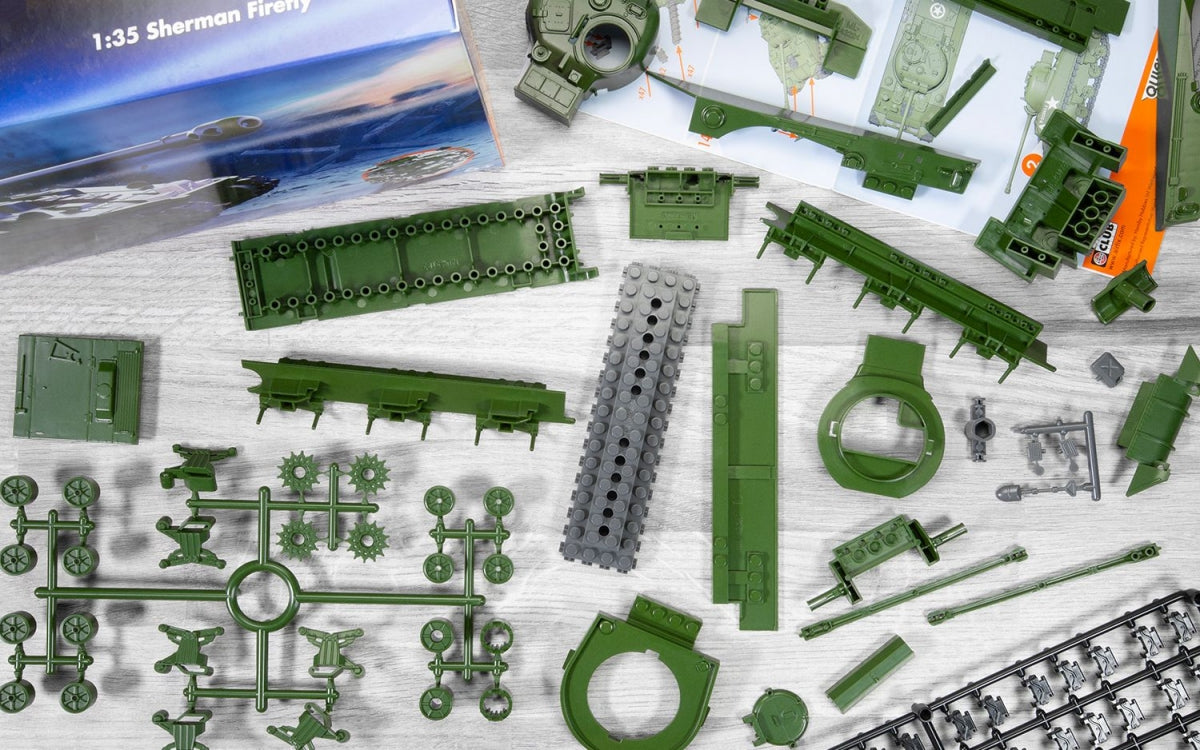 Kit de montage rapide Airfix 6042 Sherman Firefly – image 7