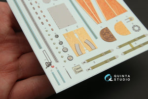 Intérieur imprimé en 3D et coloré sur papier décalcomanie Quinta Studio QD32060 pour Fokker Dr.1 (pour maquette Roden) à l&amp;#39;échelle 1/32 – image 3