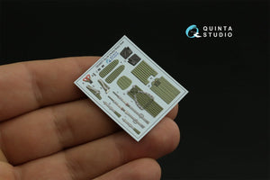 Intérieur imprimé en 3D et coloré sur papier décalcomanie Quinta Studio QD48071 Su-34 (HobbyBoss) 1/48 – image 3