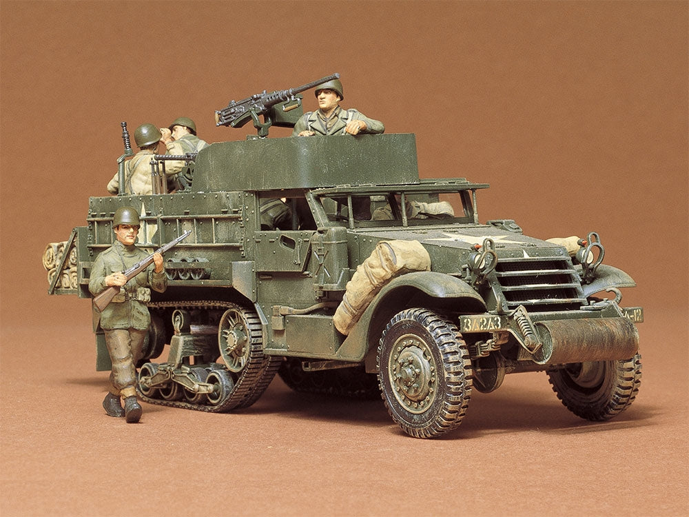 Tamiya 35070 Véhicule blindé de transport de troupes américain M3A2 Half Track 1/35 – image 4
